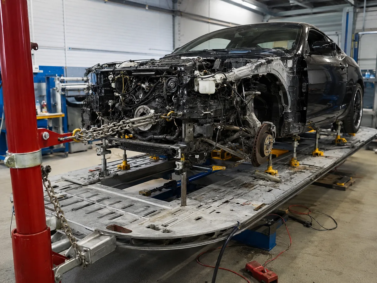 Chassis & Body Straightening on the Jig